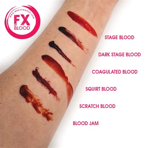 fake blood for clothes that wont rub off - fake blood clothing brands.